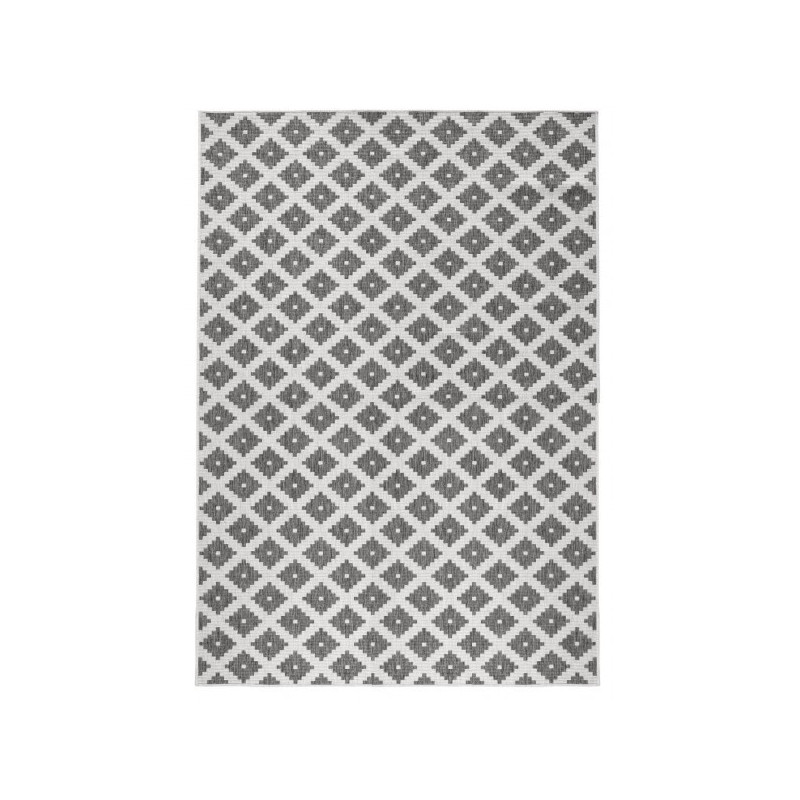Kusový koberec Twin-Wendeteppiche 103126 grau creme – na von aj na doma