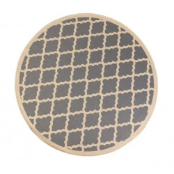 Kusový koberec Florence Alfresco Padua Beige / Anthracite kruh