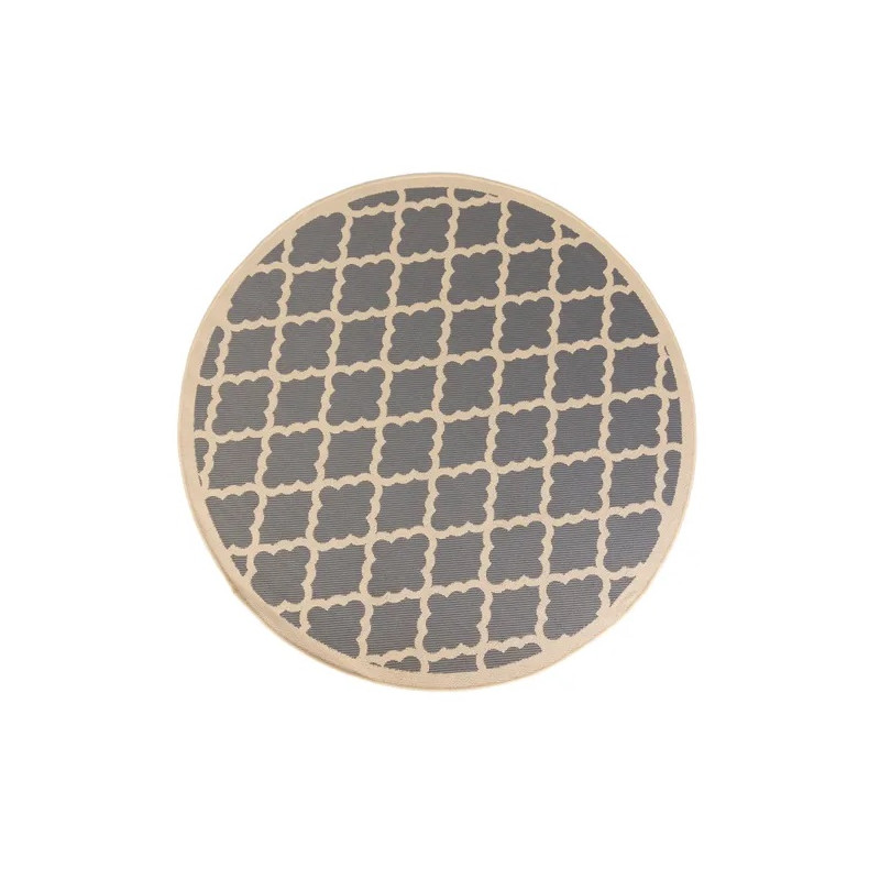 Kusový koberec Florence Alfresco Padua Beige / Anthracite kruh