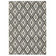 Kusový koberec Twin-Wendeteppiche 103134 schwarz creme – na von aj na doma
