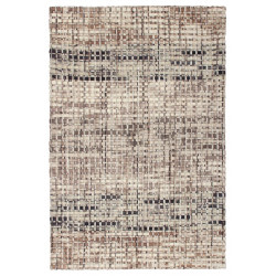 Ručne tkaný kusový koberec Lima 430 TAUPE