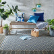 Kusový koberec Florence Alfresco Moretti Blue/Beige – na von aj na doma