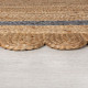Kusový koberec Grace Jute Natural/Grey ovál