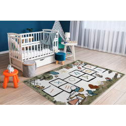 Detský kusový koberec Fun Hop green