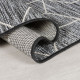 Kusový koberec Lipari Napoli Black – na von aj na doma