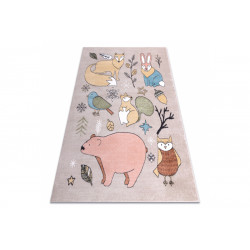 Detský kusový koberec Fun Forester beige