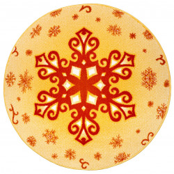 Detský koberček New Adventures 105316 Yellow-White Red