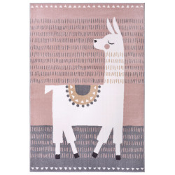 Detský koberček New Adventures 105322 Pastel pink Gray