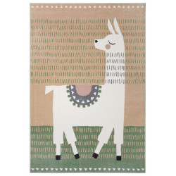Detský koberček New Adventures 105323 Pastel brown Green
