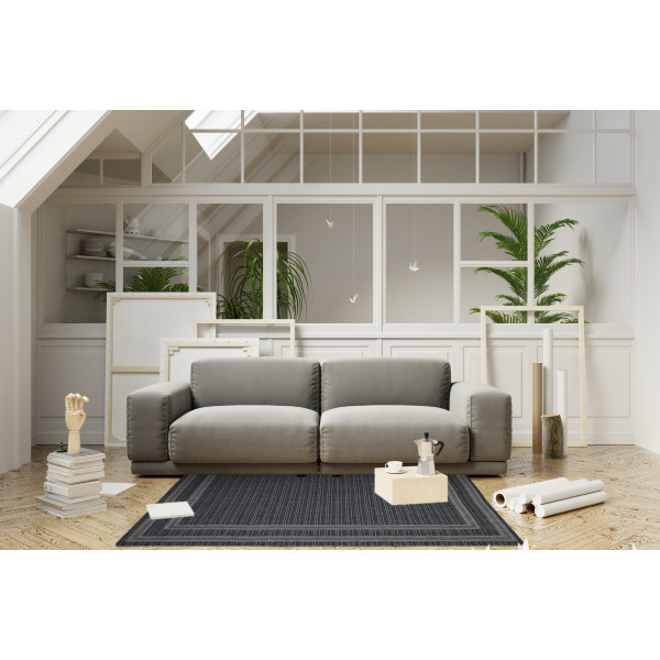 Kusový koberec Yukon 5649Z Antracite Dark Grey