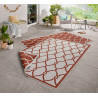 AKCIA: 80x150 cm Kusový koberec Twin-Wendeteppiche 103120 terra creme – na von aj na doma