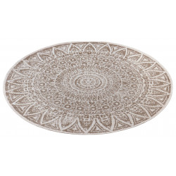 Kusový koberec Mojkoberec Original Nora 105453 Linen kruh – na von aj na doma