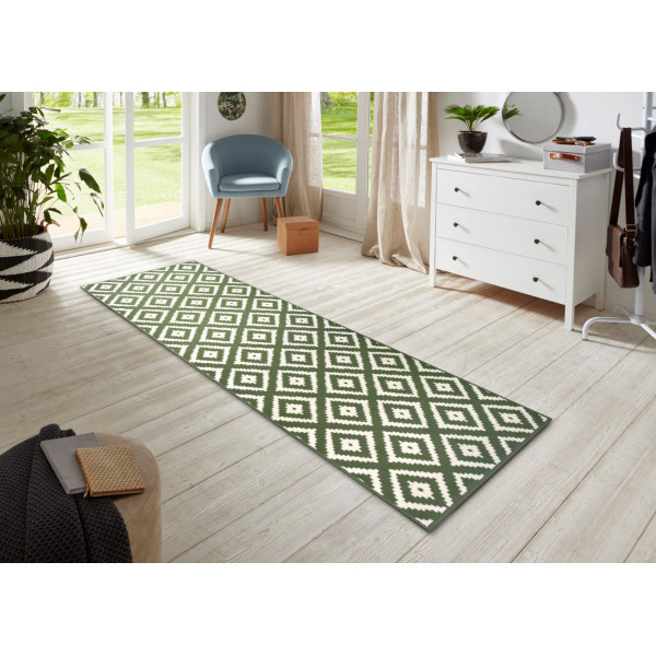 Kusový koberec Hamla 105478 Green Cream