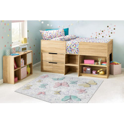 Detský kusový koberec Bambino 1610 Butterflies cream