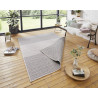 AKCIA: 80x250 cm Kusový koberec Twin Supreme 103772 Grey/Cream – na von aj na doma
