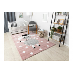 Detský kusový koberec Petit Dolly sheep pink