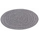 Kusový koberec Twin-Wendeteppiche 105418 Night Silver kruh – na von aj na doma