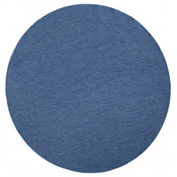 Kusový koberec Twin-Wendeteppiche 103100 blue cream kruh – na von aj na doma