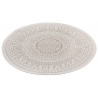 Kusový koberec Twin-Wendeteppiche 105475 Linen kruh – na von aj na doma