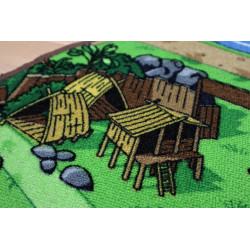 Detský metrážny koberec Dino - neúčtujeme odrezky z role