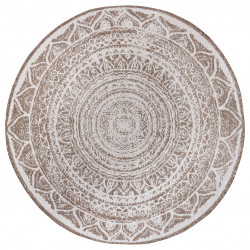 Kusový koberec Twin Supreme 105498 Linen kruh – na von aj na doma