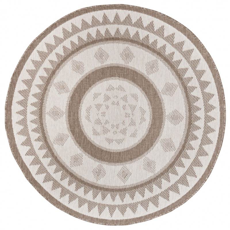 Kusový koberec Twin Supreme 105444 Linen kruh – na von aj na doma