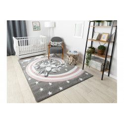 Detský kusový koberec Petit Pony grey