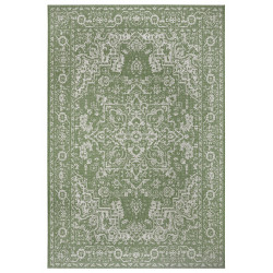 AKCIA: 120x170 cm Kusový orientálny koberec Flatweave 104810 Green/Cream