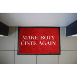 Rohožka od TMBK: MAKE BOTY ČISTÉ AGAIN – na von aj na doma