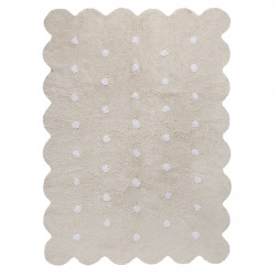 AKCIA: 120x160 cm Bio koberec kusový, ručne tkaný Biscuit Beige