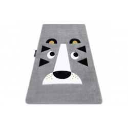 Detský kusový koberec Petit Lion grey