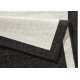 AKCIA: 80x250 cm Kusový koberec Twin-Wendeteppiche 103105 creme schwarz – na von aj na doma