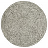 Kusový koberec Braided 105552 Melange kruh – na von aj na doma
