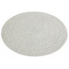 Kusový koberec Braided 105553 Light Melange kruh – na von aj na doma