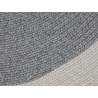 Kusový koberec Braided 105555 Grey Creme kruh – na von aj na doma