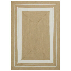 Kusový koberec Braided 105556 Creme Beige – na von aj na doma