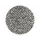 AKCIA: 120x120 (priemer) kruh cm Kruhový koberec Wellington sivý