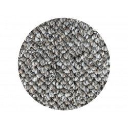 AKCIA: 80x80 (priemer) kruh cm Kruhový koberec Wellington sivý