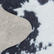 Kusový koberec Etosha 4114 black (tvar kožušiny)