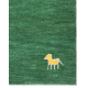 Ručne všívaný kusový koberec Asra wool green