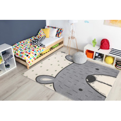 Detský kusový koberec Petit Bear cream