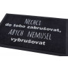 Rohožka Nezabrušujte 40x60 cm