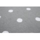 Metrážny koberec Puntík šedý