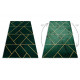 Kusový koberec Emerald geometric 1012 green and gold