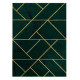 Kusový koberec Emerald geometric 1012 green and gold