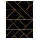 Kusový koberec Emerald geometric 1012 black and gold