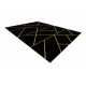 Kusový koberec Emerald geometric 1012 black and gold