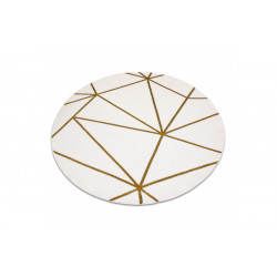 Kusový koberec Emerald 1013 cream and gold kruh