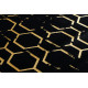 Kusový koberec Gloss 407C 86 black/gold