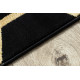 Kusový koberec Gloss 407C 86 black/gold